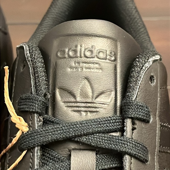 Adidas Superstar Triple Black Shoes Sneakers EG4957 new Mens Size 10